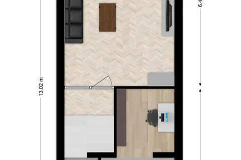Plattegrond 1 van Saliehof 28