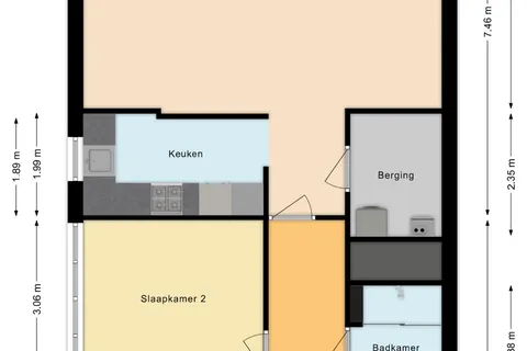 Plattegrond 1 van Ouverture 46