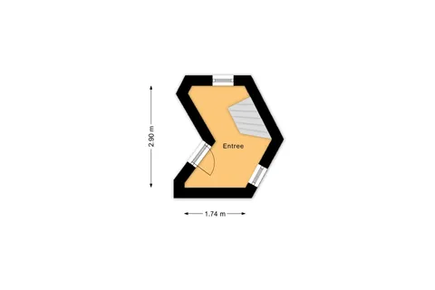 Plattegrond 1 van Piet Blomplein 7