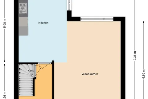 Plattegrond 1 van Murik 6
