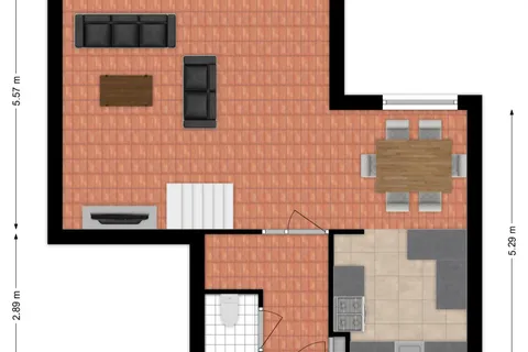 Plattegrond 1 van Robert Baeldestraat 23