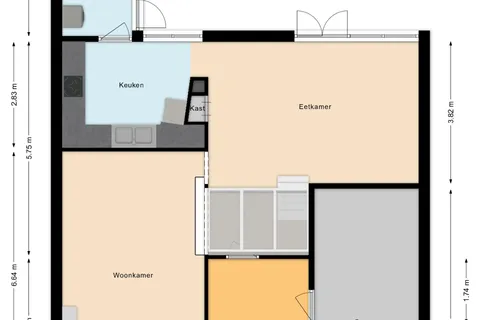 Plattegrond 1 van Meidoorn 30
