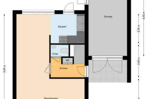 Plattegrond 1 van Gemzenhei 9
