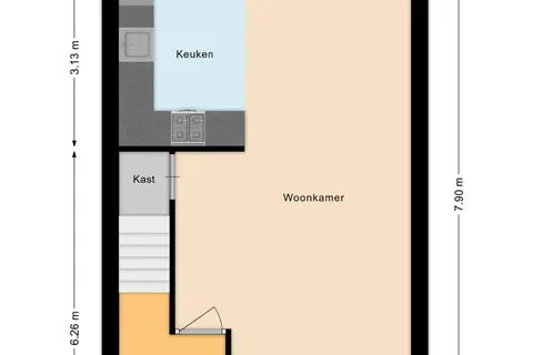 Plattegrond 1 van Schutsboom 37