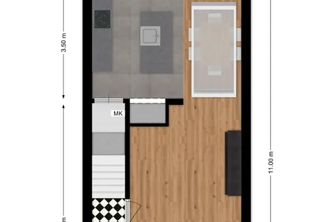 Plattegrond 1 van Sumatrastraat 24