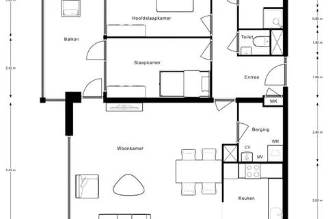 Plattegrond 1 van Henriette Ronnerstraat 110
