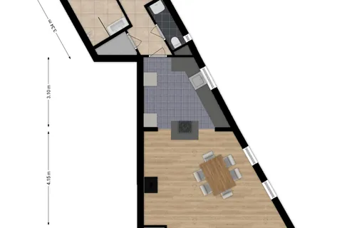 Plattegrond 1 van Bredaseweg 170