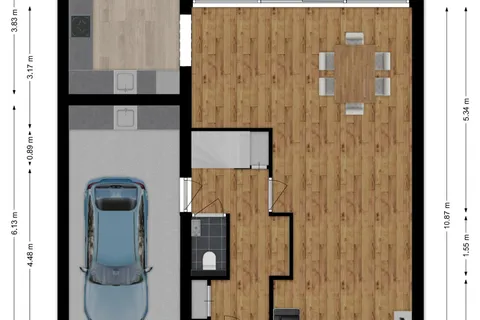 Plattegrond 1 van Rillandstraat 7
