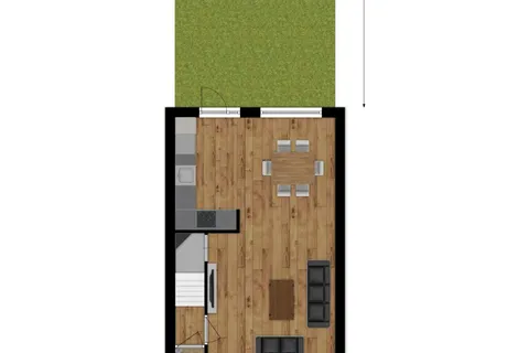Plattegrond 1 van Dirkslandstraat 21