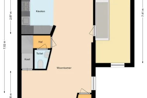 Plattegrond 1 van de Ambachten 77