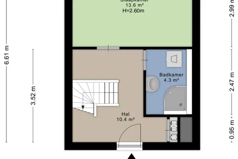Plattegrond 1 van Adelaartlaan 48
