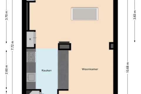 Plattegrond 1 van Rietstraat 48