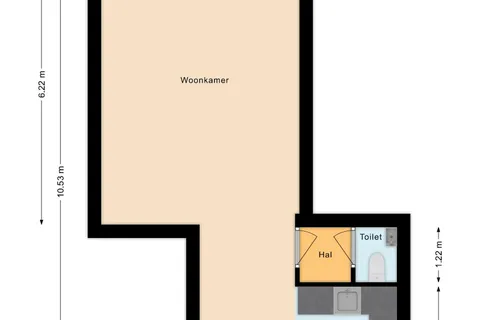 Plattegrond 1 van Waleweinlaan 24