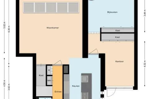 Plattegrond 1 van Leeuwerik 9