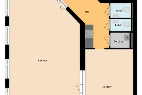 Plattegrond 1 van Hoofdstraat 53A