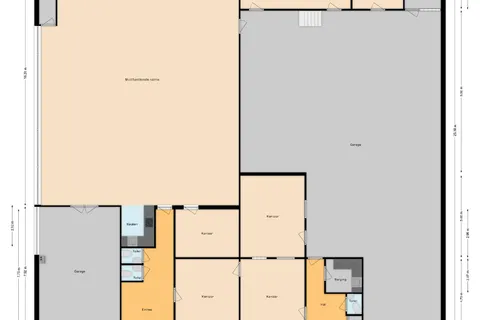 Plattegrond 1 van Belsebaan 3