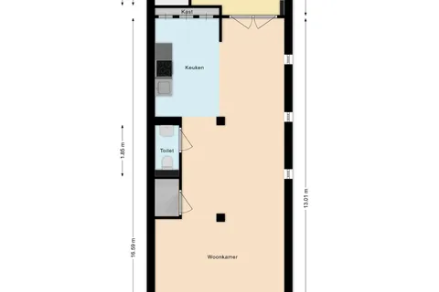 Plattegrond 1 van Ginnekenweg 79