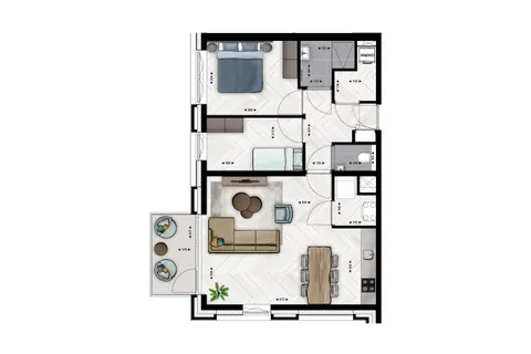 Plattegrond 1 van Type B13