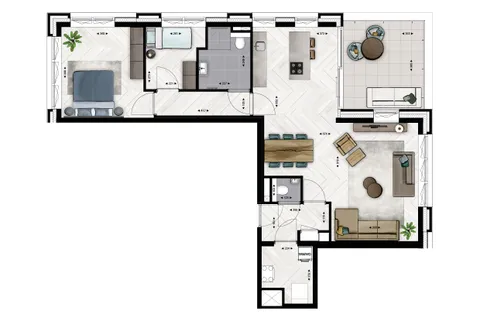 Plattegrond 1 van Type B15