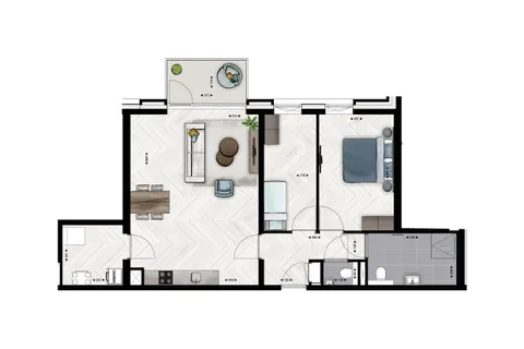 Plattegrond 1 van Type B23