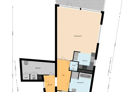 Plattegrond 1 van Hofdael 168