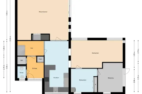 Plattegrond 1 van Firmamentlaan 30