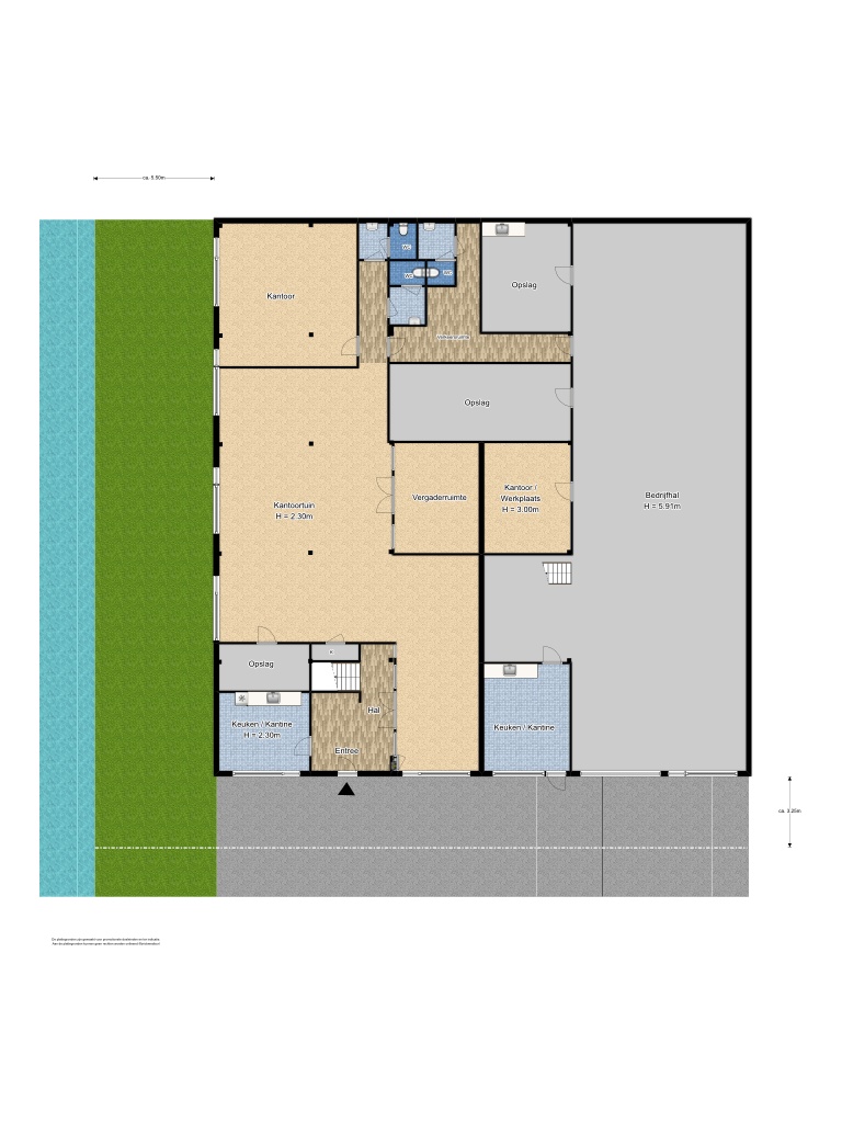 Plattegrond 1 van Westvlietweg 110