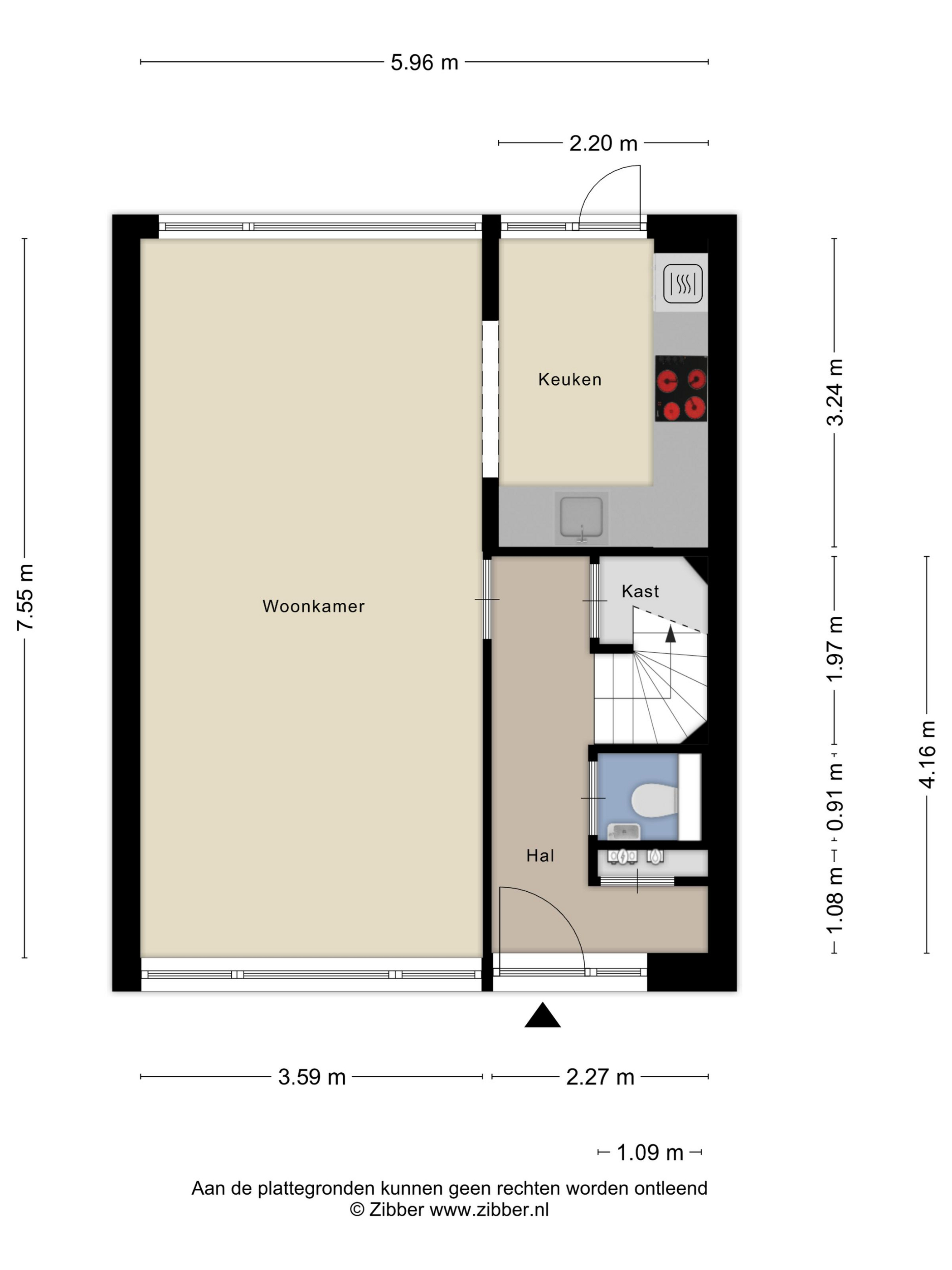 Plattegrond 1 van De Fuikenweide 6