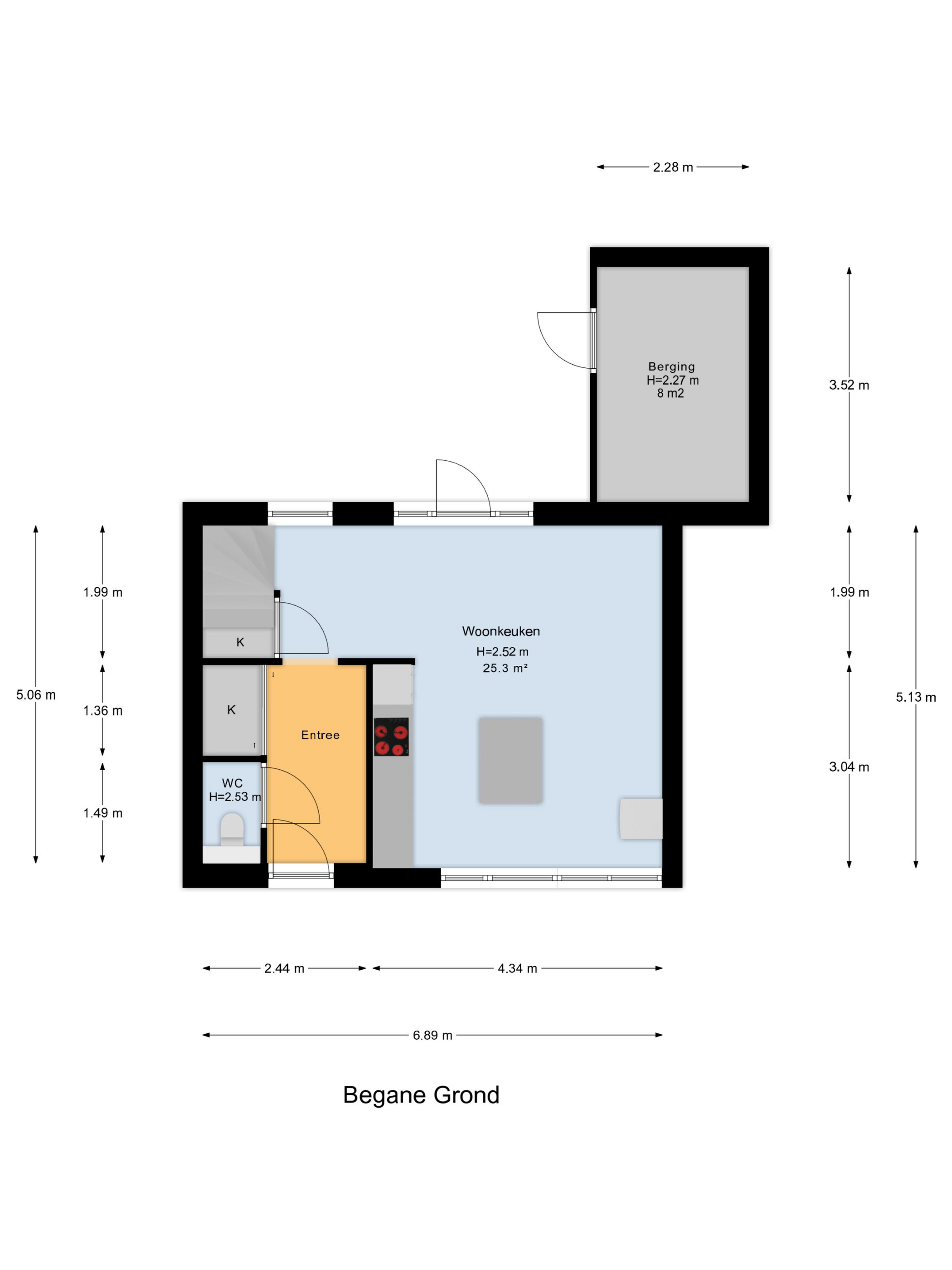 Plattegrond 1 van Maria van Wilsveenhof 5