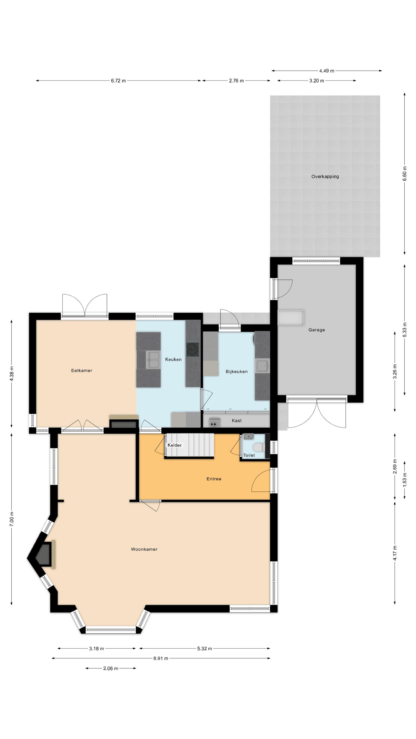 Plattegrond 1 van Nassaulaan 15