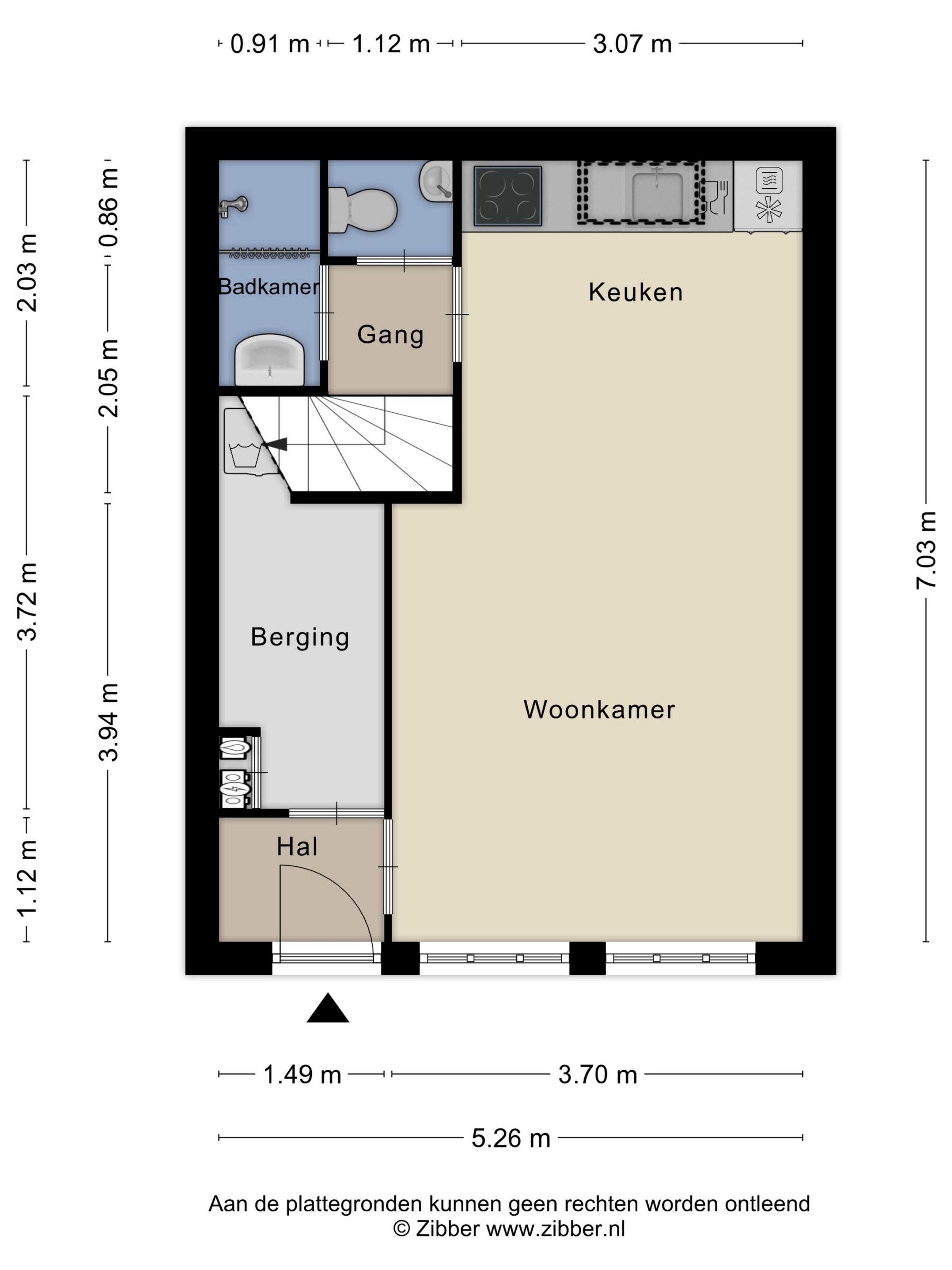 Plattegrond 1 van De Geldersche Waag 13