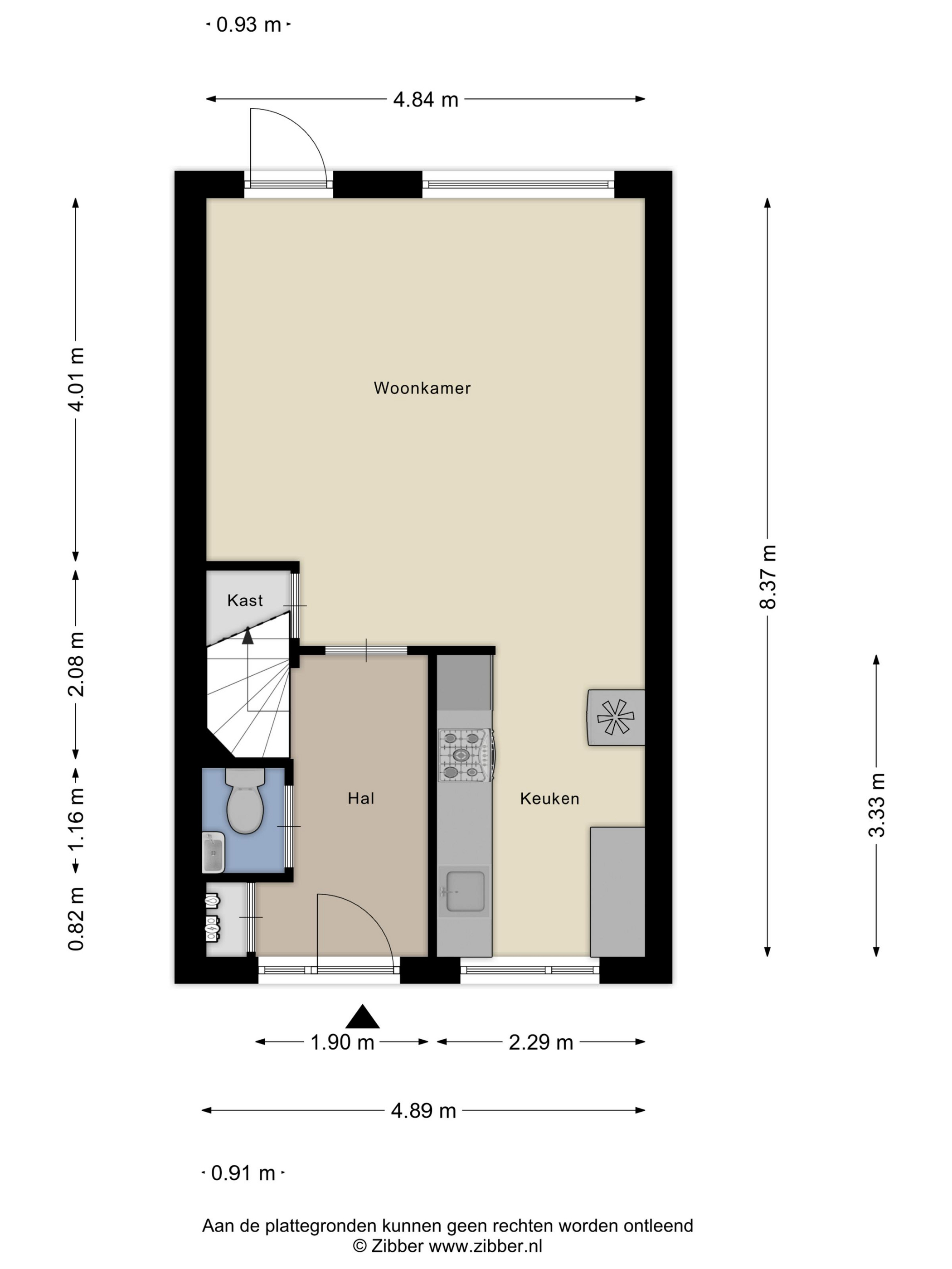 Plattegrond 1 van Multatulipad 77