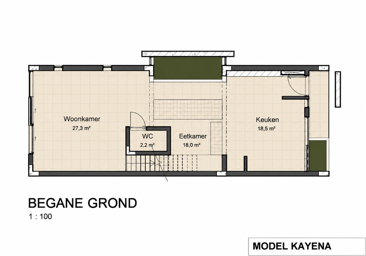 Plattegrond 1 van Catharina Gardens - Kayena