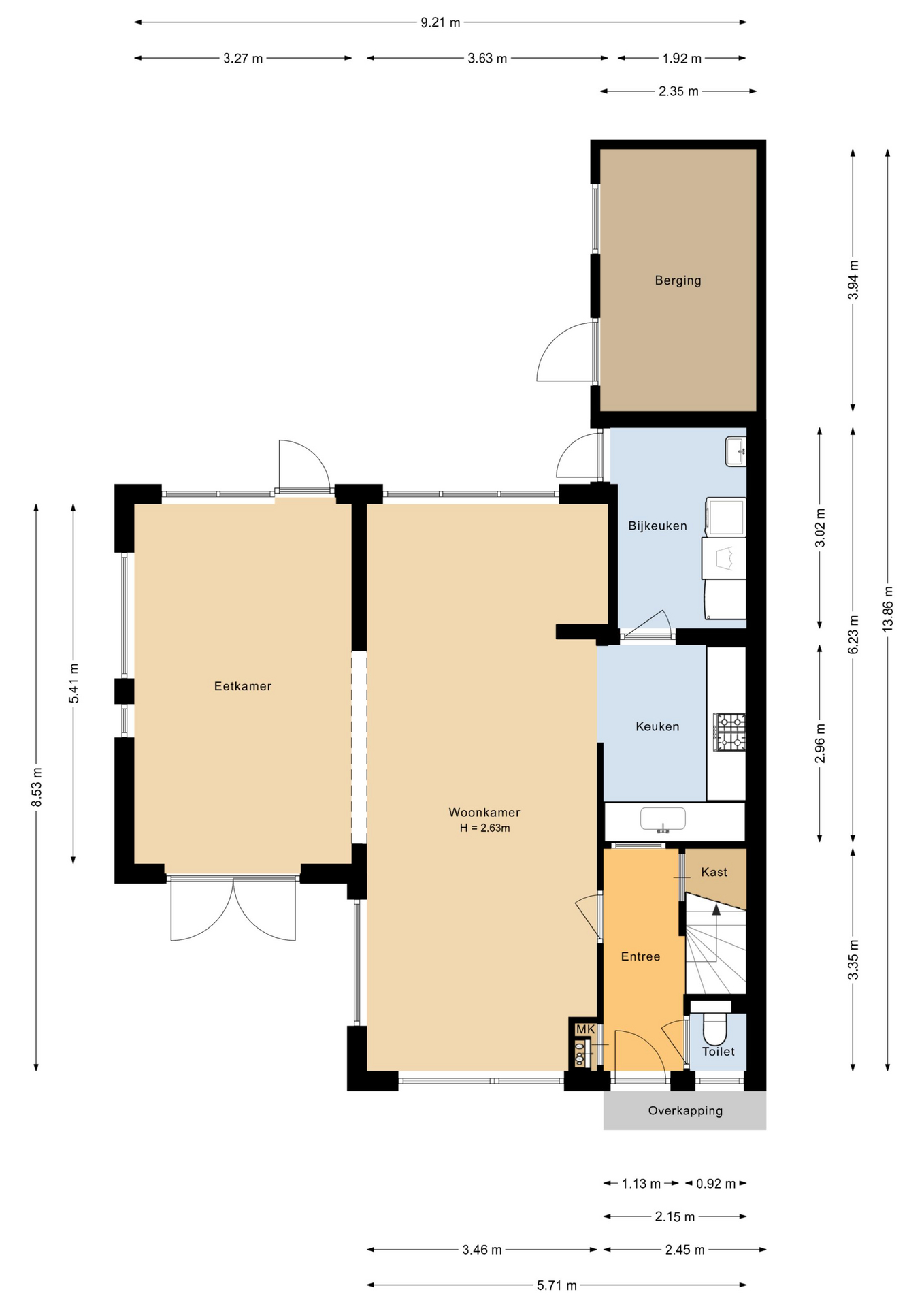 Plattegrond 1 van Dirk Wierengastraat 78